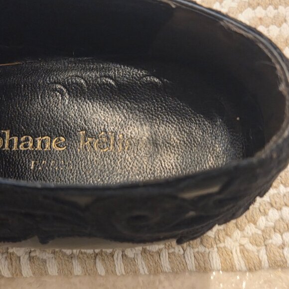 Stephane Kelian Black Leather Oxford Derby Shoes - Picture 6 of 7